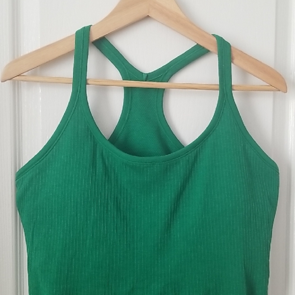 lululemon athletica Green Ribbed Racerback Tank - Picture 2 of 5
